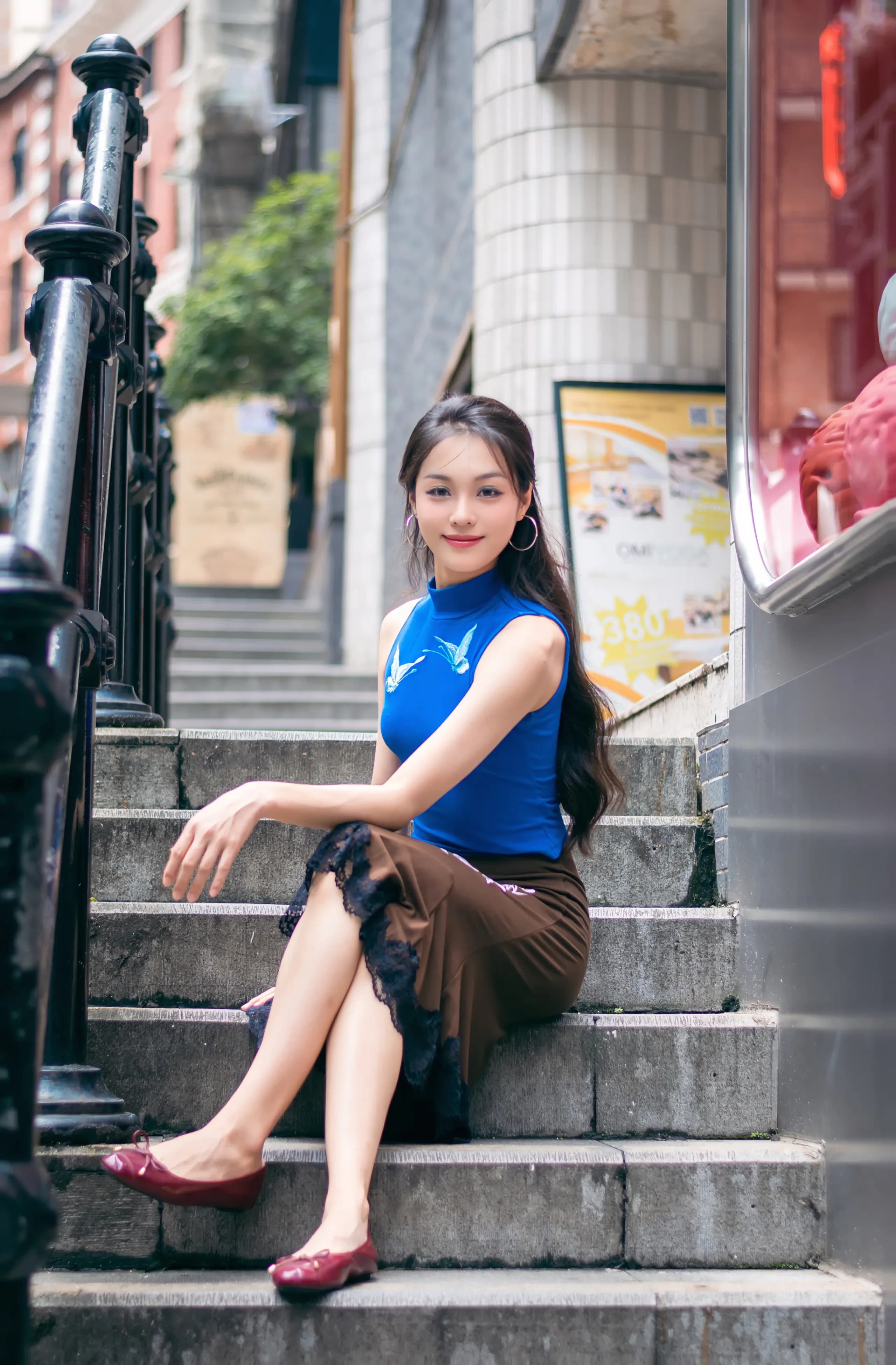 Clara 在香港中环的城市肖像，第 6 张