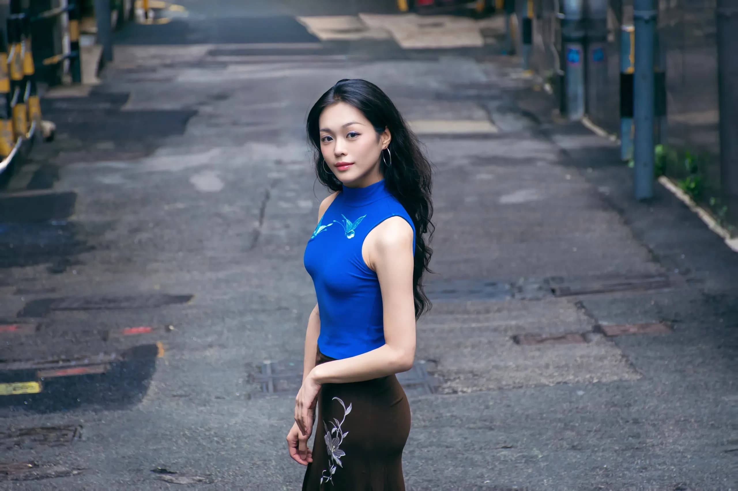 Clara 在香港中环的城市肖像，第 8 张