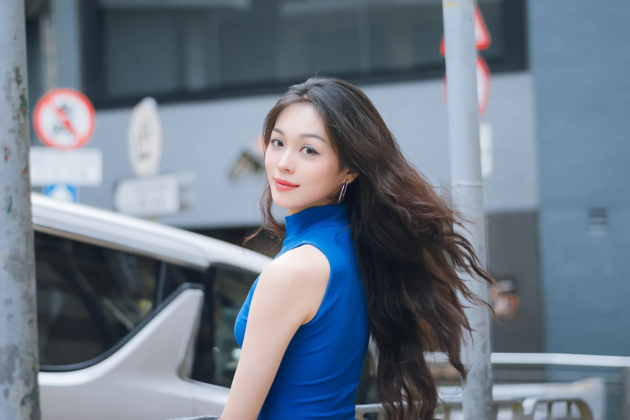 Clara 在香港中环的城市肖像，第 10 张