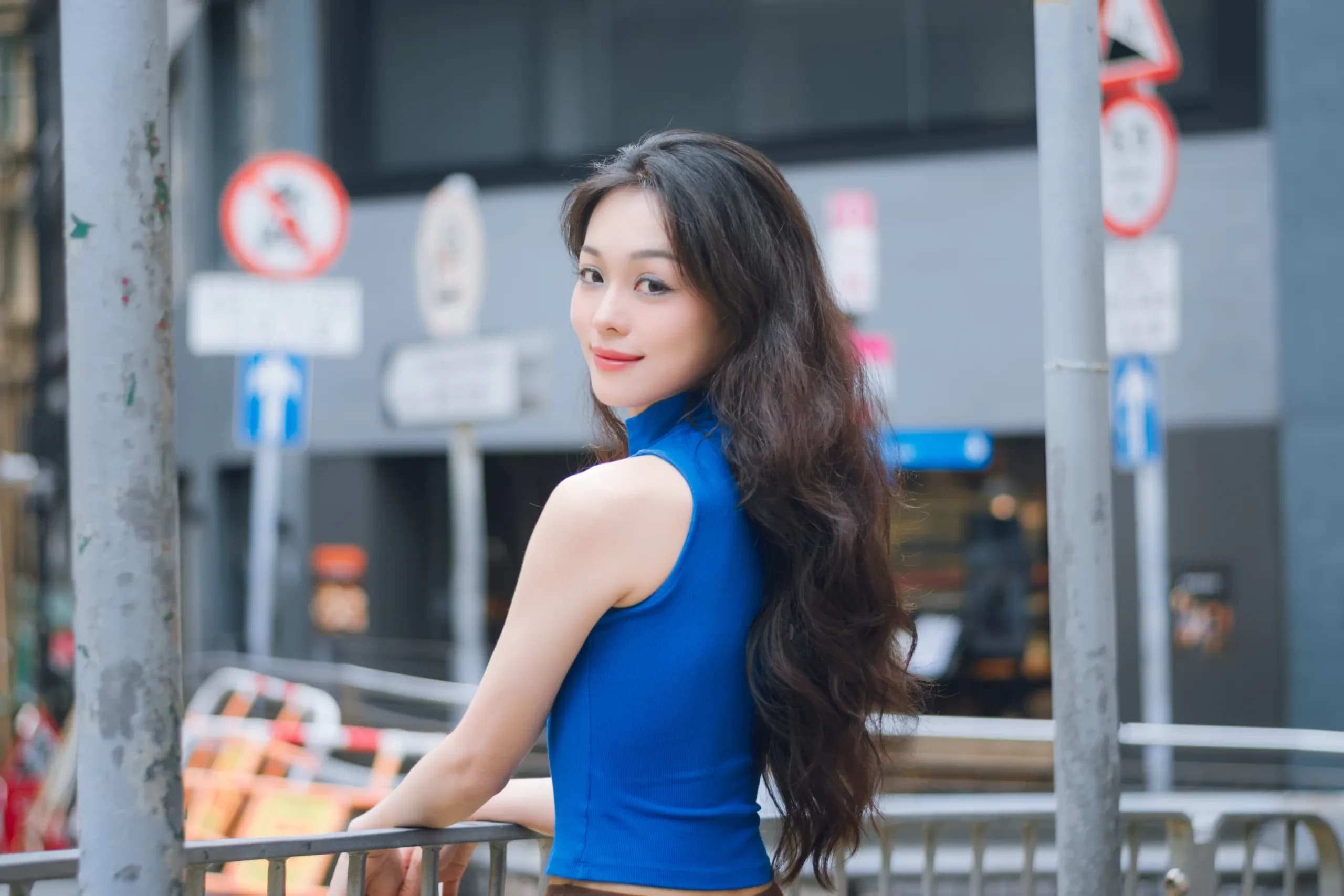 Clara 在香港中环的城市肖像，第 11 张