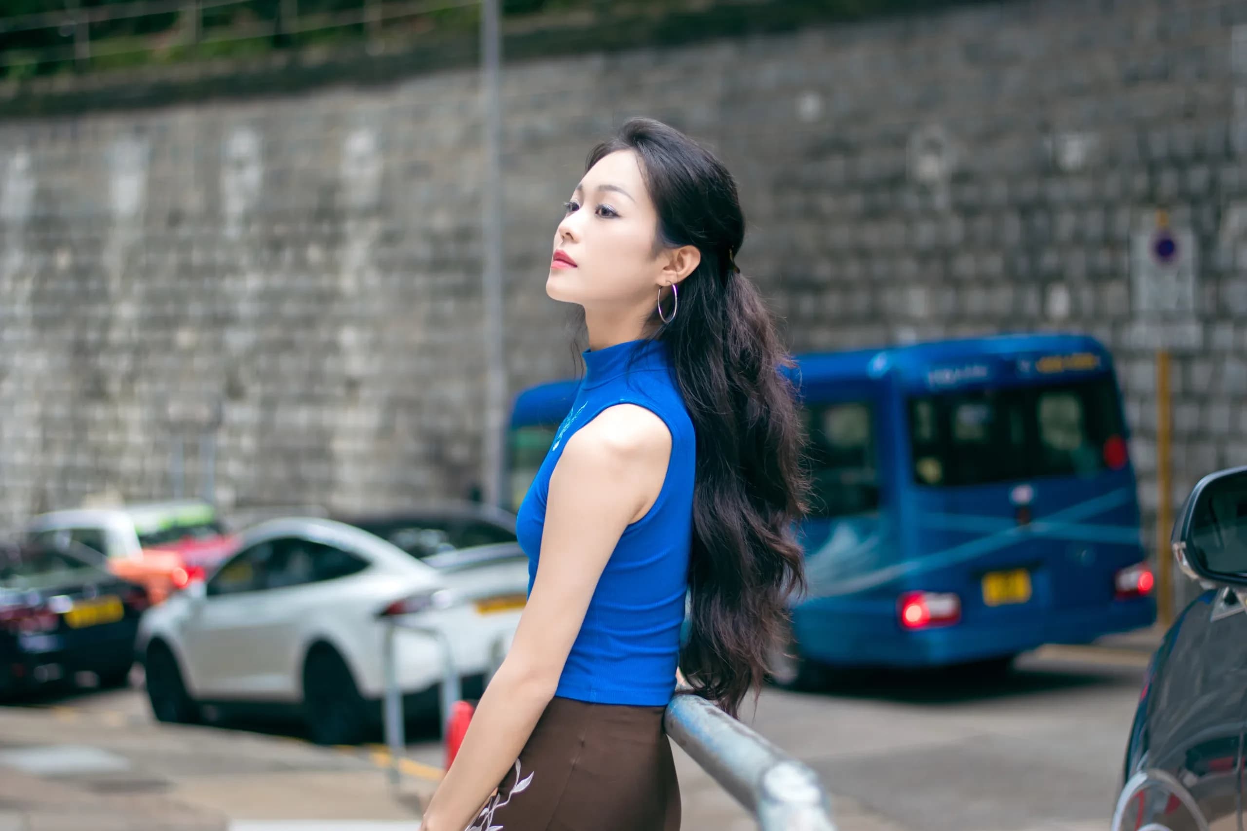 Clara 在香港中环的城市肖像，第 1 张
